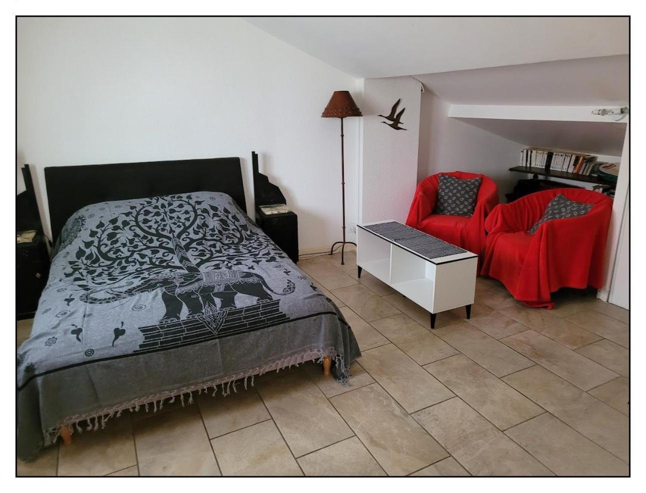 Beziers Studio Terrasse Eksteriør billede