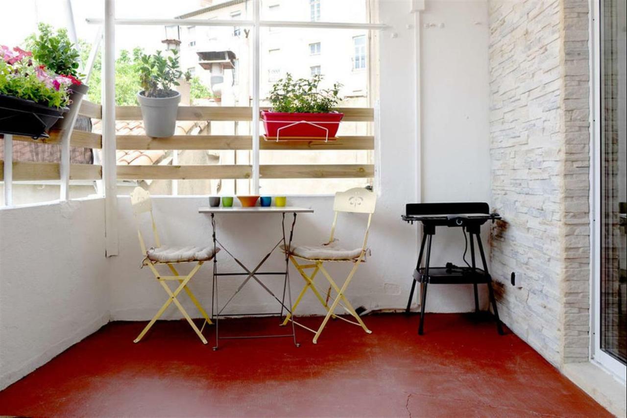 Beziers Studio Terrasse Eksteriør billede