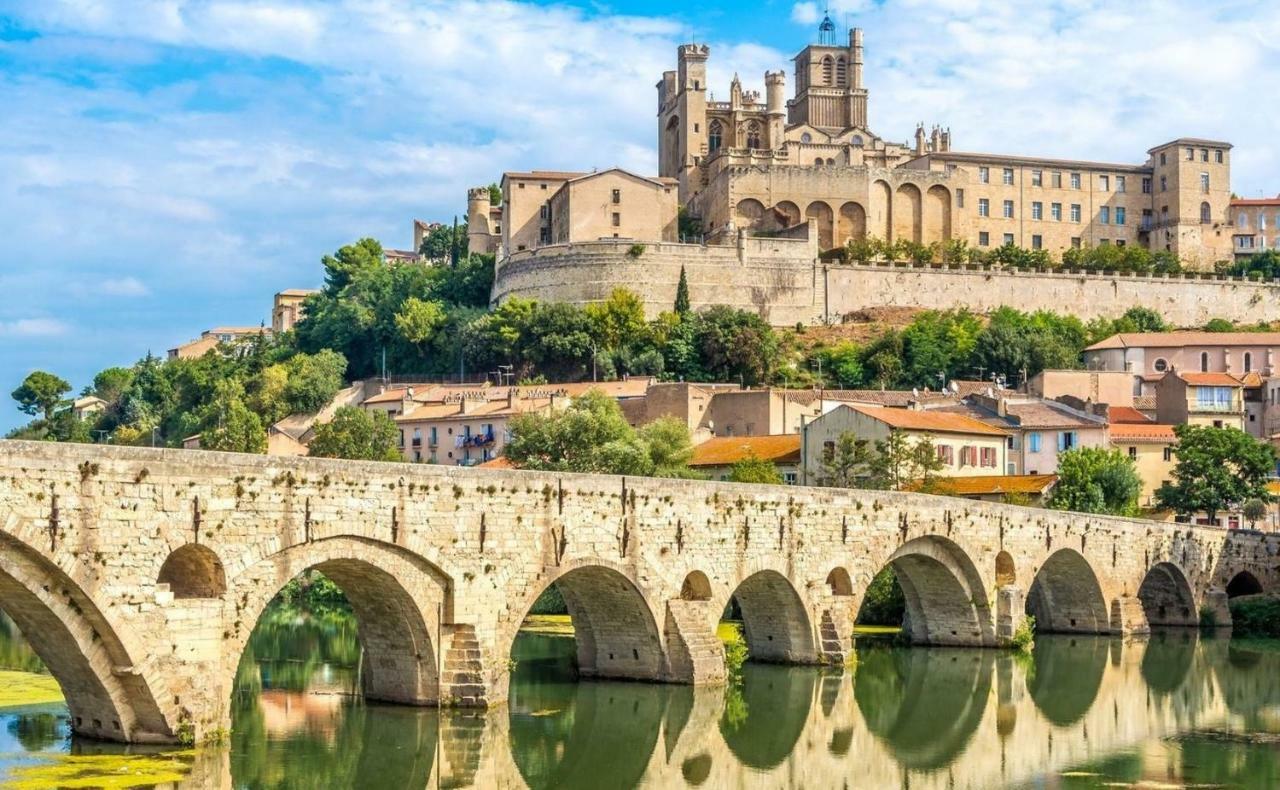 Beziers Studio Terrasse Eksteriør billede
