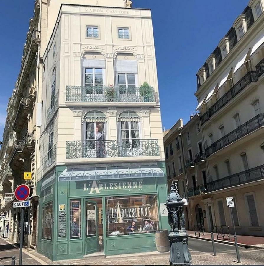 Beziers Studio Terrasse Eksteriør billede