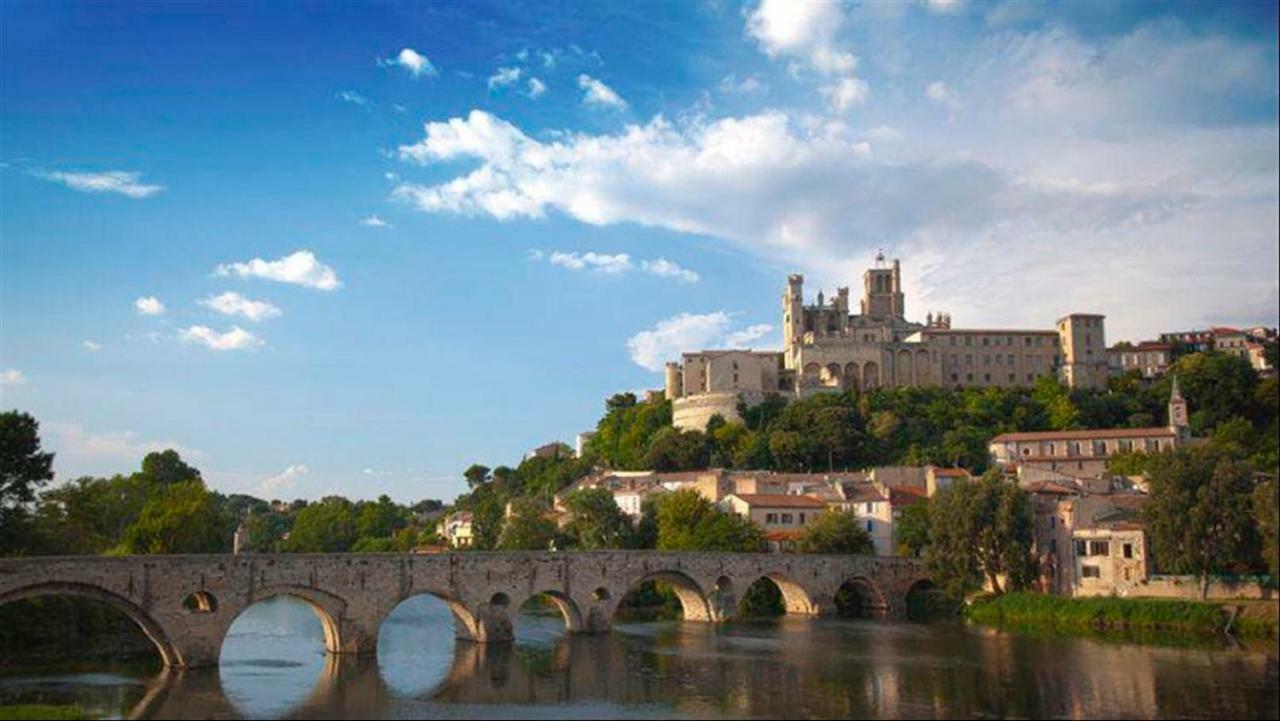 Beziers Studio Terrasse Eksteriør billede