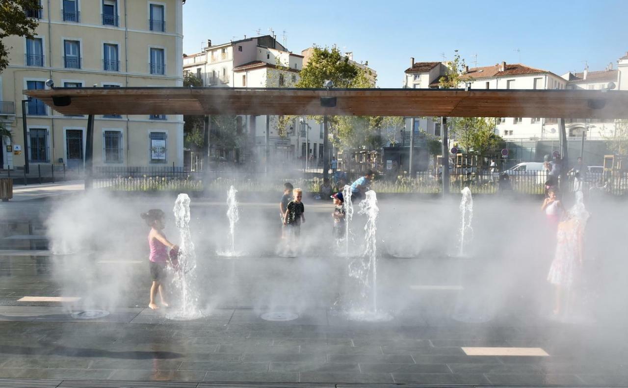 Beziers Studio Terrasse Eksteriør billede