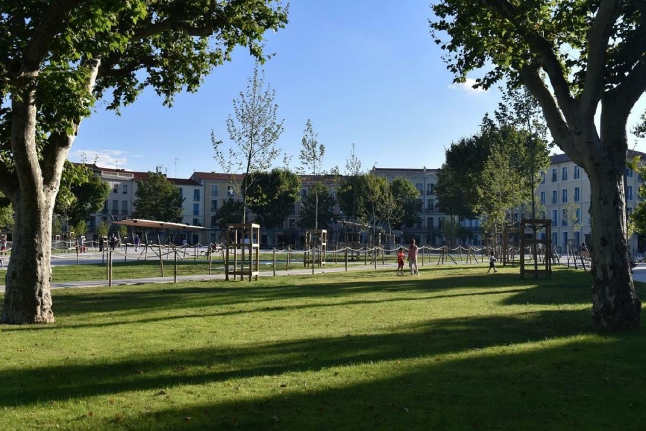 Beziers Studio Terrasse Eksteriør billede